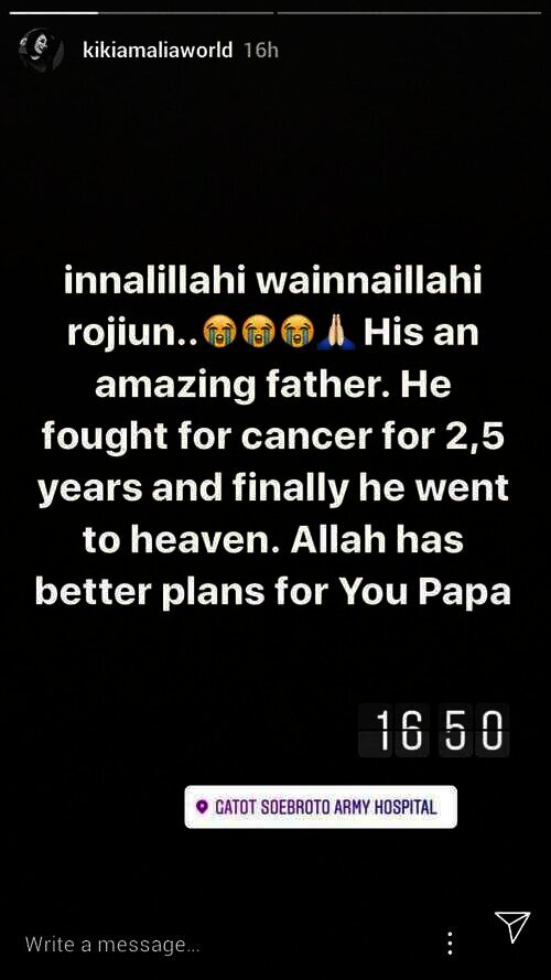 Kabar duka dari Kiki Amalia Kabar duka dari Kiki Amalia