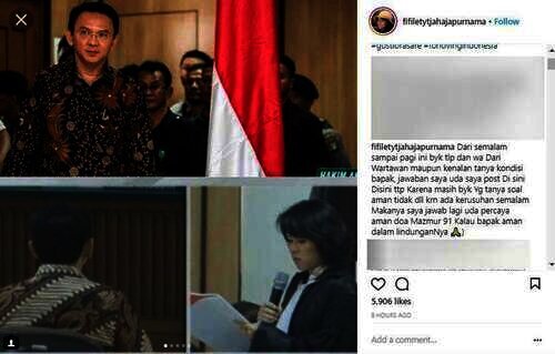Kabar mengenai kondisi Ahok
