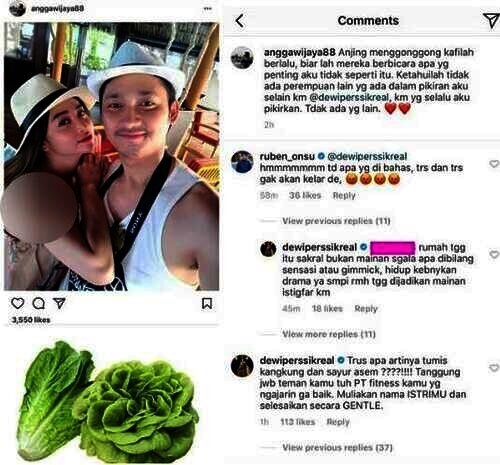 Dewi Perssik dan Angga Wijaya