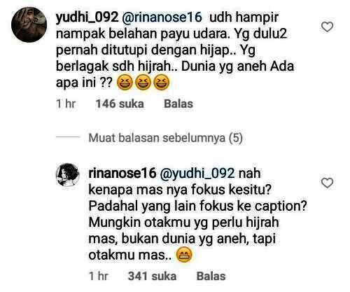 balasan rina nose
