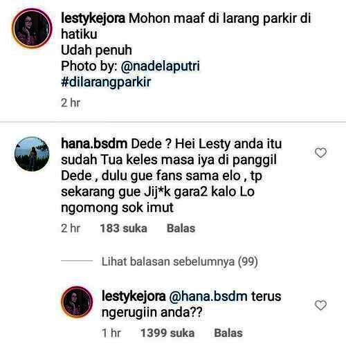 jawaban lesti kejora
