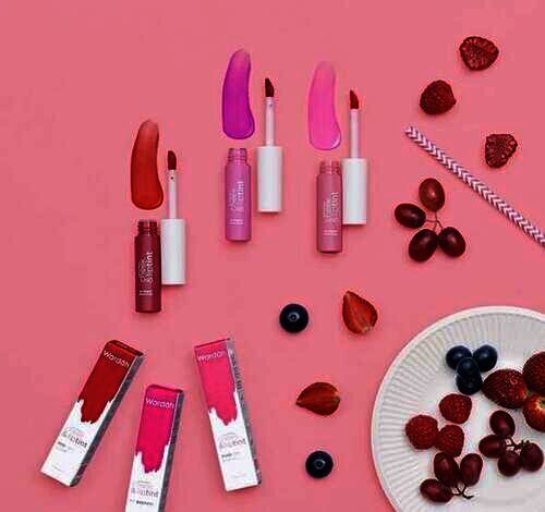 Wardah meluncurkan koleksi lip tint.