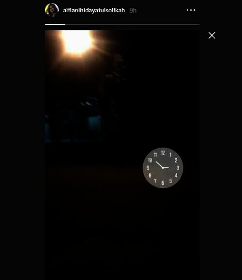 Cupilkan instastory Alfiani Hidayatul Solikah