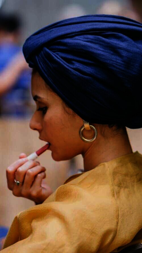 Ilustrasi Bibir Hijaber