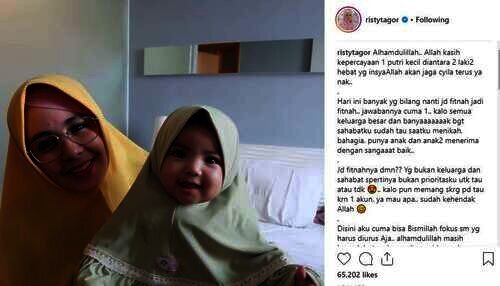 risty tagor dan putrinya