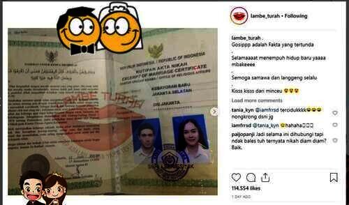 Foto buku pernikahan Aura Kasih