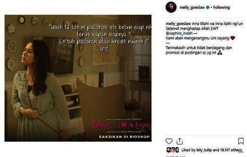 saphira indah meninggal