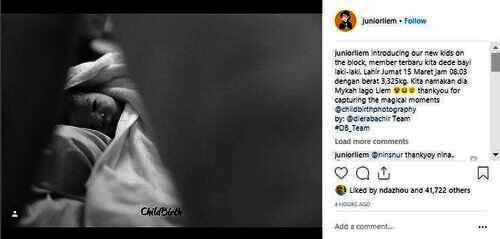 Ada kabar gembira dari Putri Titian dan Junior Liem.