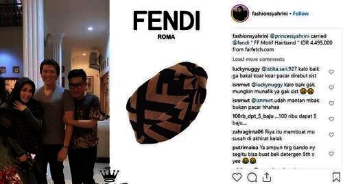 syahrini dan reino barack
