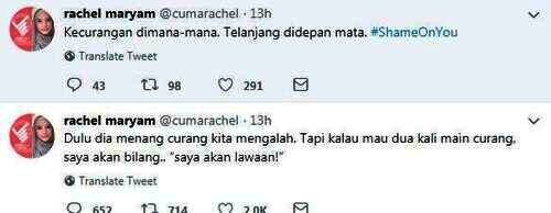 Rachel Maryam siap melawan.