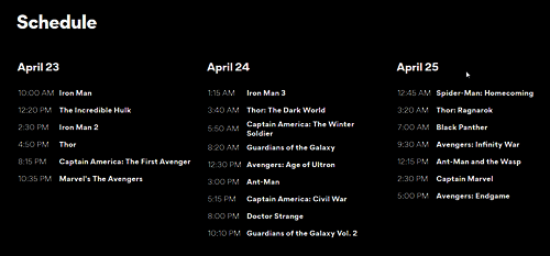Jadwal menonton film Marvel (Foto: CNet)