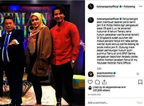 Fairuz A Rafiq akan melaporkan Galih Ginanjar kepada Polda Metro Jaya.