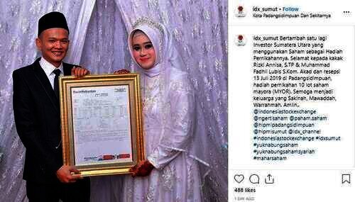 Pernikahan hadiah saham