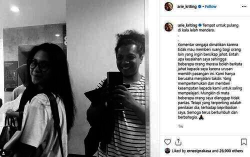 ari kriting dan indah permatasari