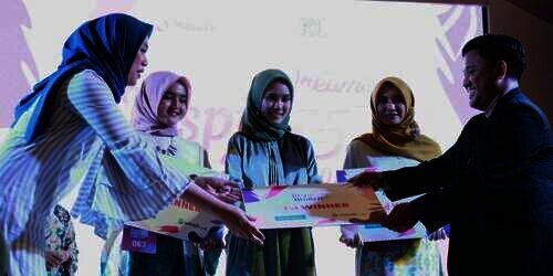Tiga pemenang Dream Inspiring Women 2019 (Foto: Deki Prayoga/Dream.co.id)