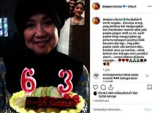 unggahan Dewi Perssik