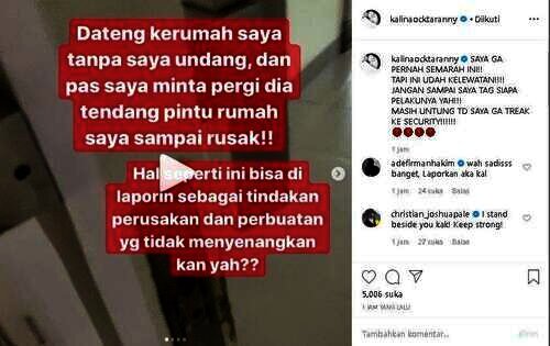 Kalina mantan istri Deddy Corbuzier
