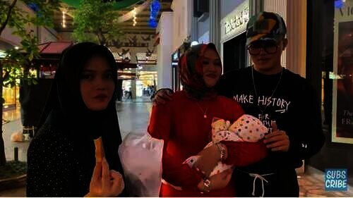 Lina sempat bertemu anak-anaknya di Bandung.