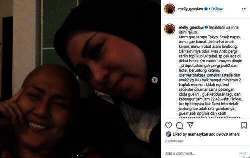 Melly Goeslaw dan Ria Irawan
