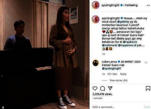 ayu ting ting latihan vokal