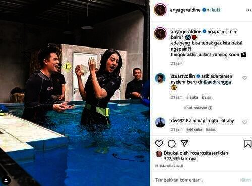 Anya Geraldine dan Baim Wong
