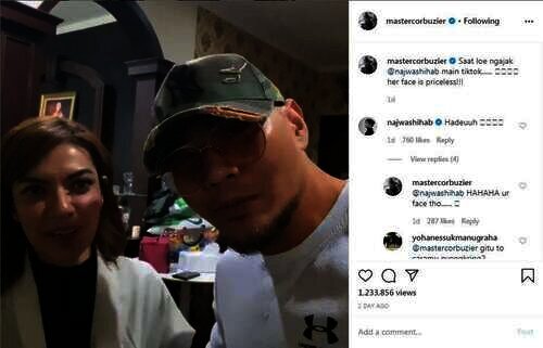 Deddu Corbuzier dan Najwa Shihab