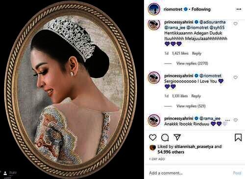 foto syahrini di rio motret