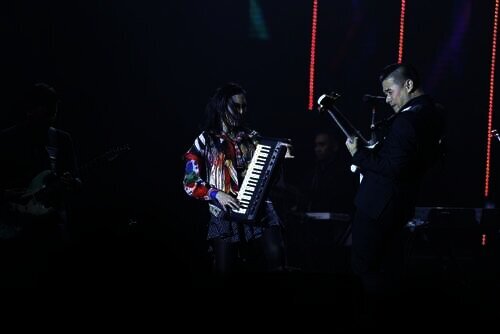 Isyana Sarasvati di Java Jazz Festival 2020