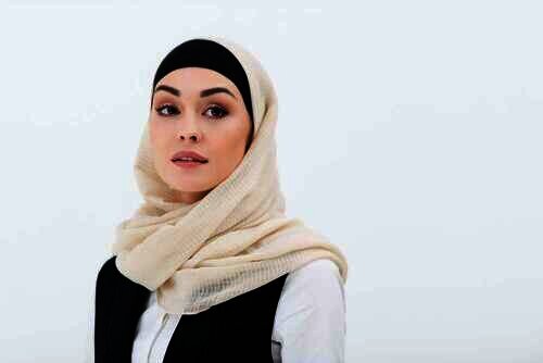 Ilustrasi hijaber cantik