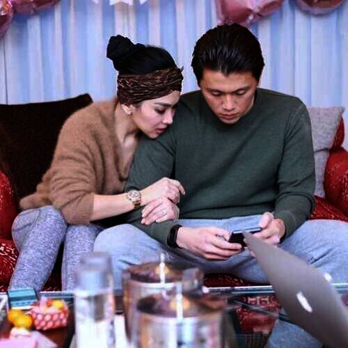 Syahrini dan Reino Barack