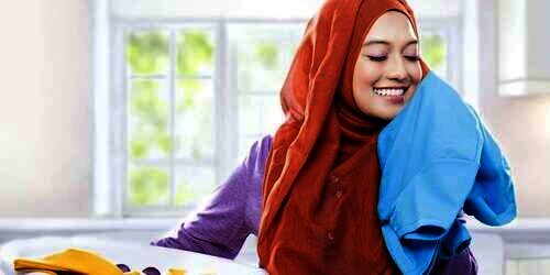 ilustrasi cuci baju
