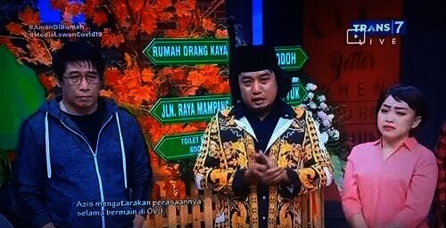 Azis Gagap pamit