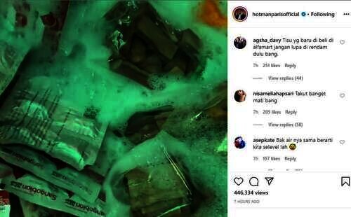Hotman paris rendam buah dan obat obatan