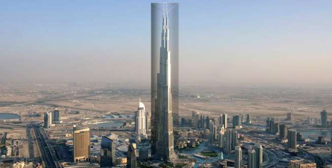 Pembungkus Menara Tertinggi Burj Khalifa