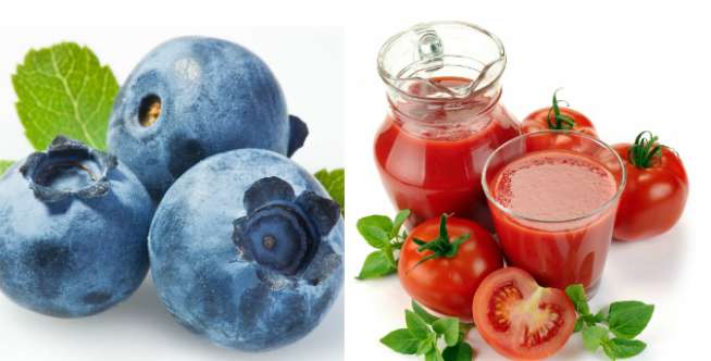 Blueberry dan Tomat