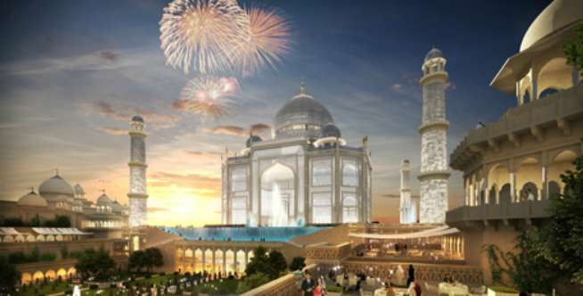 Taj Arabia, Mughal Gardens