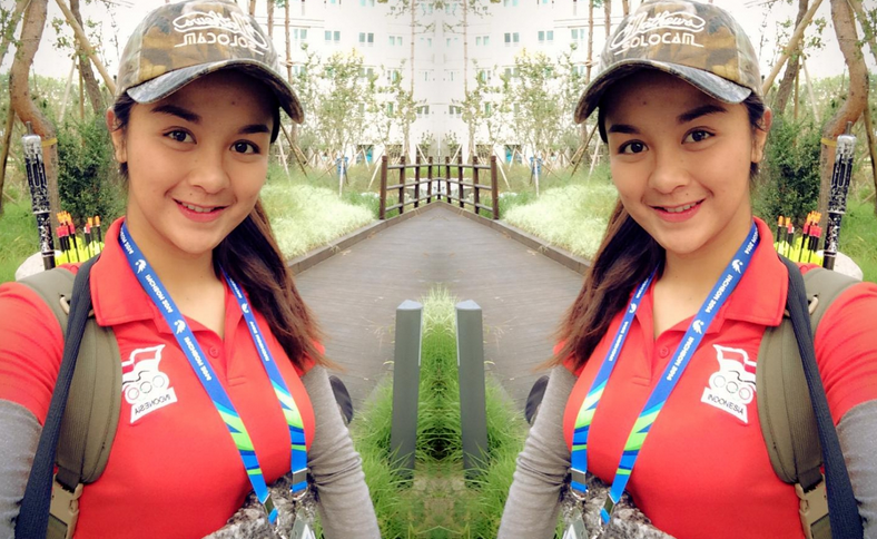 Barisan Atlet Cantik Indonesia