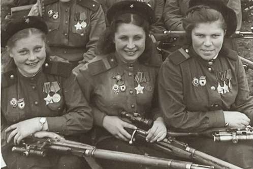 2. Pasukan Sniper Wanita Rusia