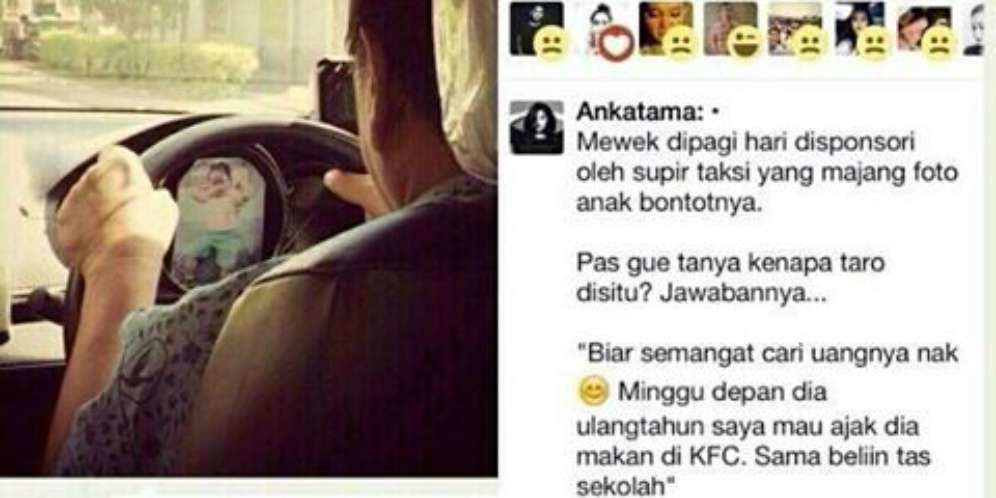 Akhirnya Sopir Taksi Itu Rayakan Ultah Anak di KFC, Gratis!