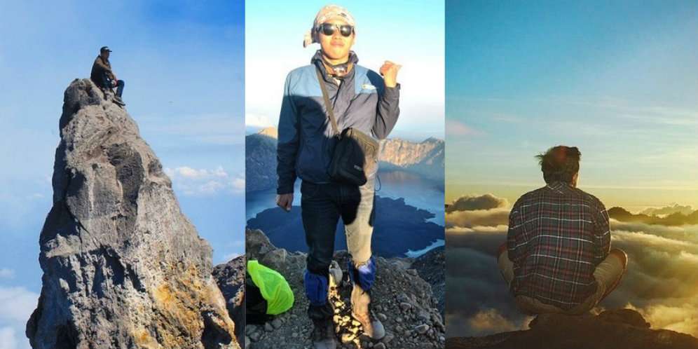 Foto-foto `Bernyali` Mahasiswa yang Jatuh ke Kawah Merapi
