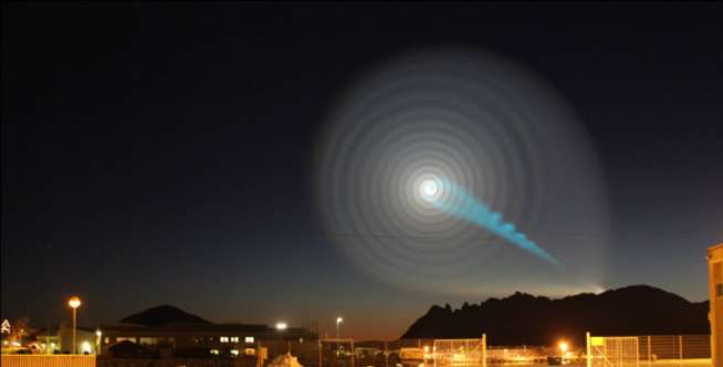 Spiral Aneh di Langit Norrwegia