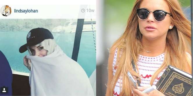 Kutip Ayat Alquran, Lindsay Lohan Jadi Mualaf?