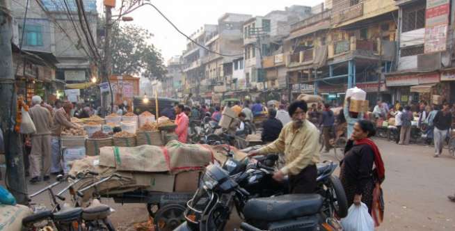 4. Pasar Chandni Chowk, Delhi, India