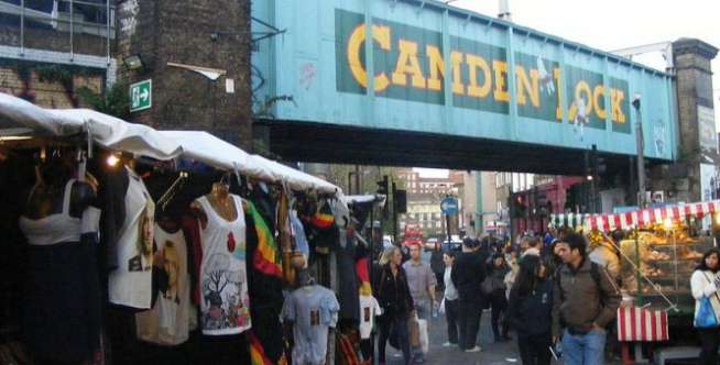 5. Camden Lock Market, London, Inggris