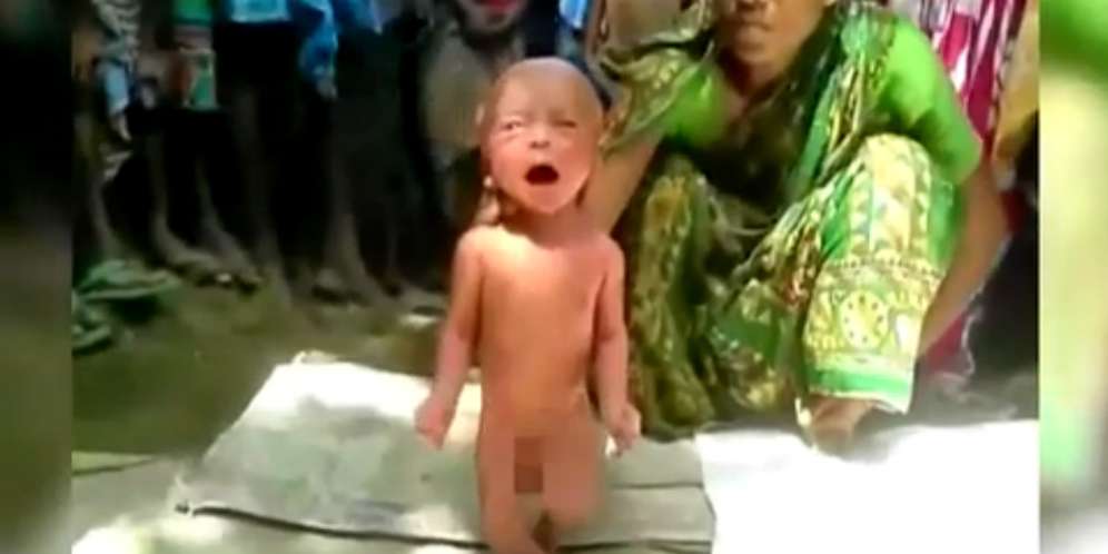 Heboh Bayi Usia 2 Hari Dipaksa Berjalan