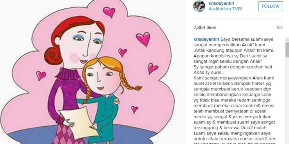 Aurel Curhat di Instagram, Ini Jawaban Krisdayanti