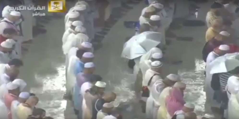 Hujan Deras Sebelum Terjadinya Tragedi Mekah