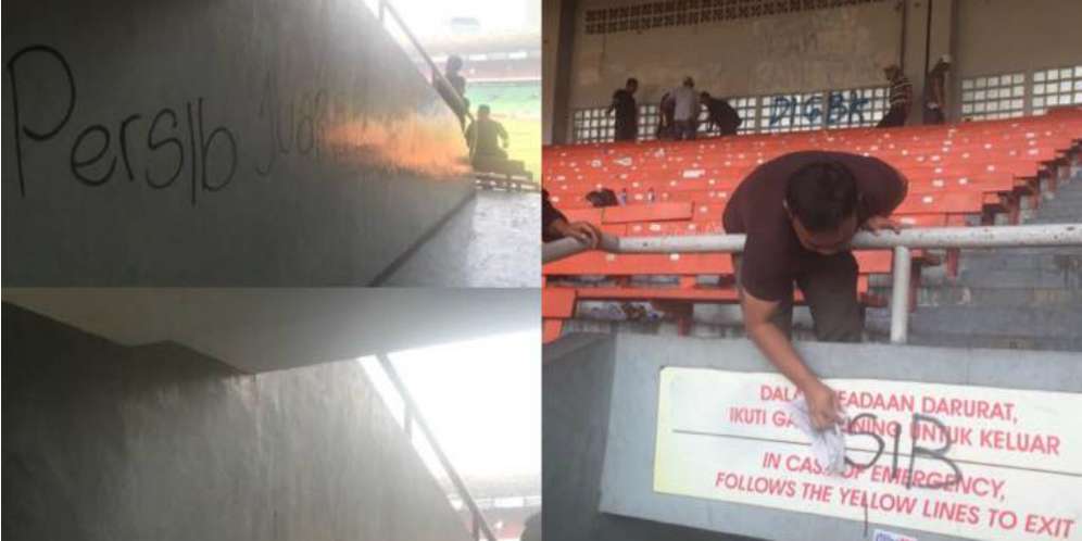 GBK Penuh Vandalisme, Ridwan Kamil Kerahkan Pasukan `Bebersih`