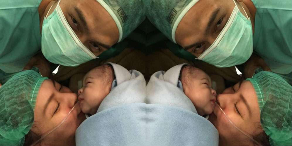 Bayi Mungil Donita dan Adi Nugroho Telah Lahir