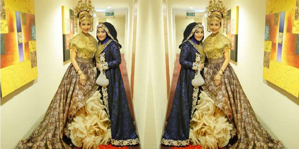 Busana Nikah Mewah Tya `Preman Pensiun`, Mantu Siti Nurhaliza